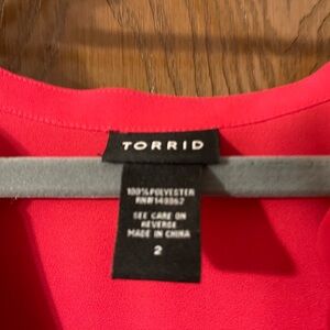 Torrid Women's Pink Top